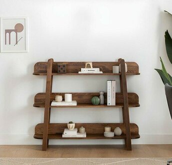 Modernes Dunkelbraunes Bücherregal Designer Regale Holz Ablagenregale Modernes Dunkelbraunes Bücherregal Designer Regale Holz Ablagenregale von JV Moebel