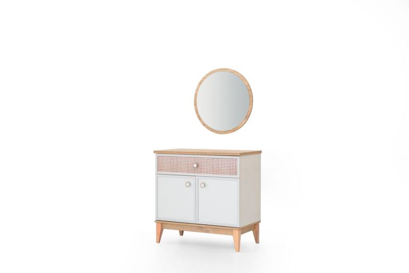 Modernes Kinderzimmer Möbel Set Designer Kommode Stilvoller Spiegel von JV Möbel