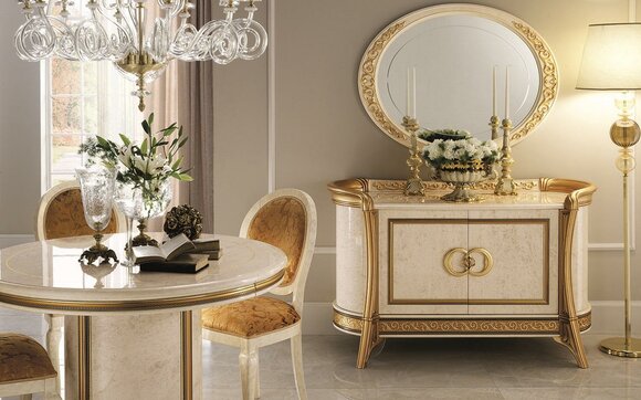 Möbel Stil Barock 2tlg Set Kommode mit Spiegel Luxus Holz Italienische Möbel Neu Möbel Stil Barock 2tlg Set Kommode mit Spiegel Luxus Holz Italienische Möbel Neu von JV Möbel