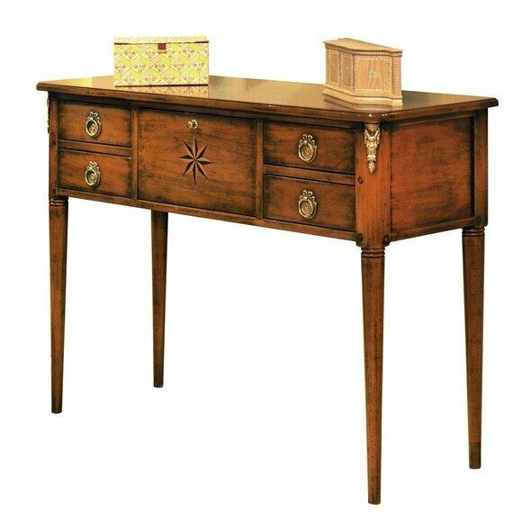 Möbel Stil Barock Design Holz Italienische Möbel Konsolentisch Braun Sideboard Möbel Stil Barock Design Holz Italienische Möbel Konsolentisch Braun Sideboard von JV Moebel