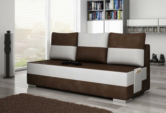 Multifunktion 3Sitzer Büro Couch Schlafsofa XXL Textil Big Sofa Couchen Polster von JV Möbel