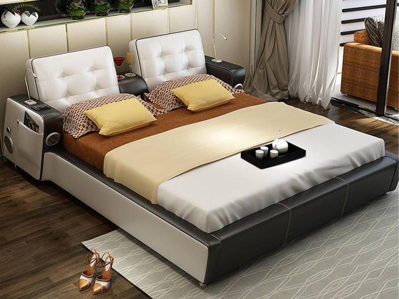 Multifunktion Bett Doppelbetten Modernes Bettgestell Betten 180 x 200 cm von JV Möbel