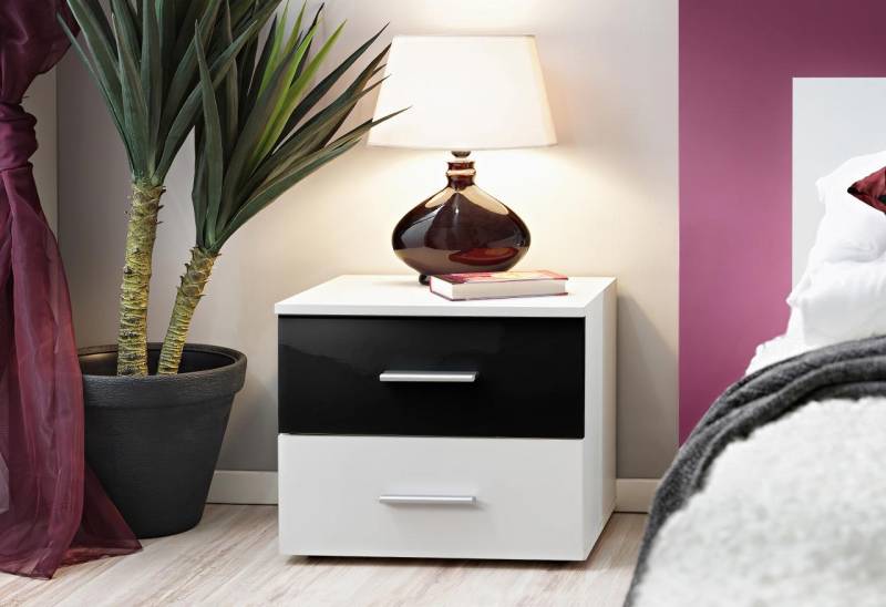 Nachttisch Beistelltisch Möbel Moderne Einrichtung Holz Schlafzimmer Designer von JV Möbel