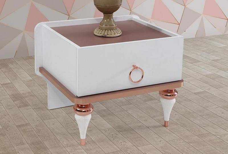 Nachttisch Modernes Design Eine Schublade Elegante Akzente Weiß Kinderzimmer Nachttisch Modernes Design Eine Schublade Elegante Akzente Weiß Kinderzimmer von JV Möbel