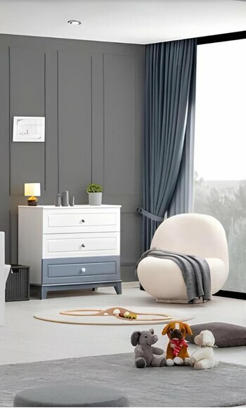 Neu Luxus Mehrfarbig Kommode Kinderzimmer Modern Design Schrank Holz Möbel von JV Moebel