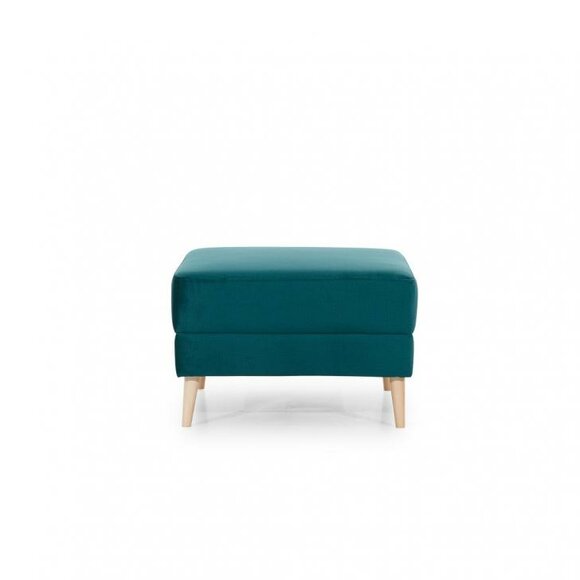 Ottoman Fußhocker Sitzhocker Sitzpouf Wohnzimmer Designer Hocker Leder Textil von JV Möbel