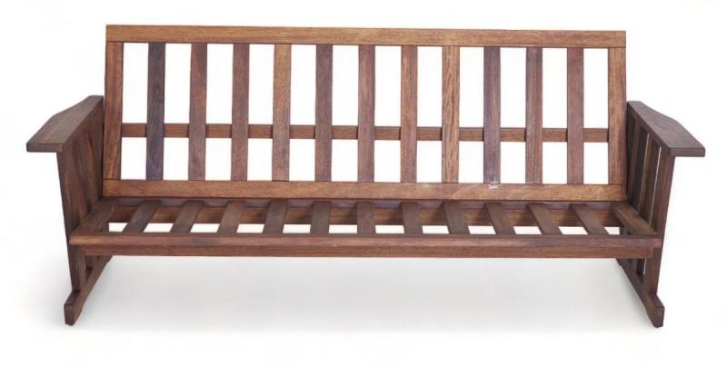Parkbank Bank Sitzbank Holzbank Gartenbank Designbank Rückenlehnenbank von JV Möbel