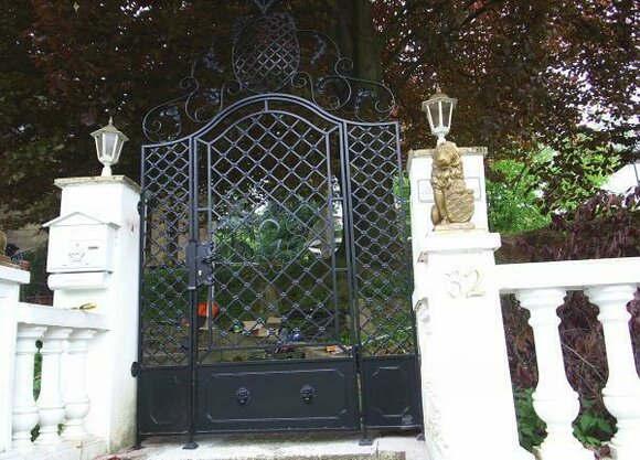 Pforten Garten Haus Klassischer Zaun Türe Pforte Modell 257 Fertigung nach Maß von JV Möbel