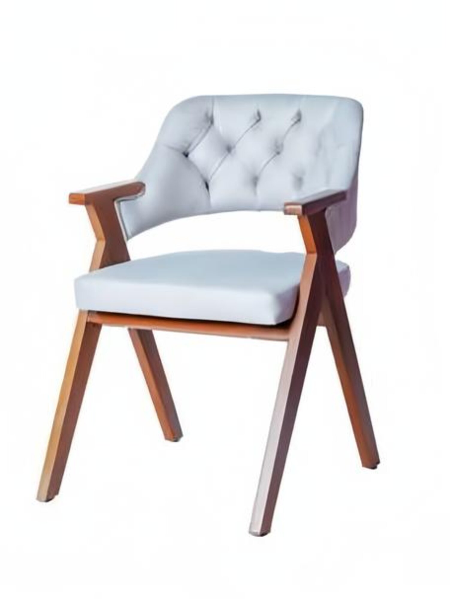 Polsterstuhl Moderne Design Textil Lehnstuhl Weiß Esszimmer Luxus Möbel Polsterstuhl Moderne Design Textil Lehnstuhl Weiß Esszimmer Luxus Möbel von JV Möbel