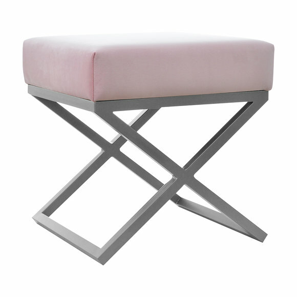 Pouf Fußhocker Rund Hocker Polsterhocker Sitzhocker Badhocker Hocker von JV Möbel