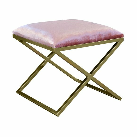 Pouf Fußhocker Rund Sitz Hocker Polsterhocker Sitzhocker Edler designer Neu von JV Möbel