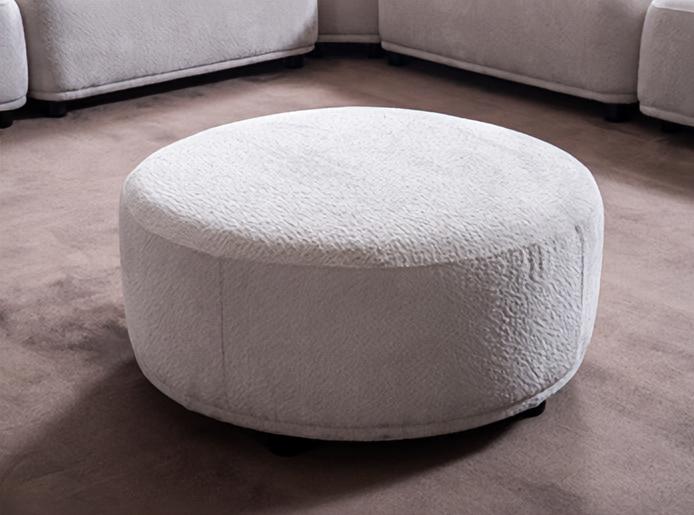 Pouf Hocker Runder Komfort Beistellhocker Polsterhocker Sitzhocker Fußhocker Pouf Hocker Runder Komfort Beistellhocker Polsterhocker Sitzhocker Fußhocker von JV Möbel