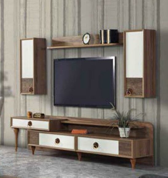 RTV lowboard Wohnzimmer Möbel Sideboard Wandregal tv Regal Schrank von JV Möbel
