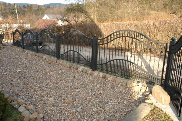 Railing Zaun Geländer Schmiedeeisen Handarbeit Klassische Zäune Garten M199 Neu von JV Möbel