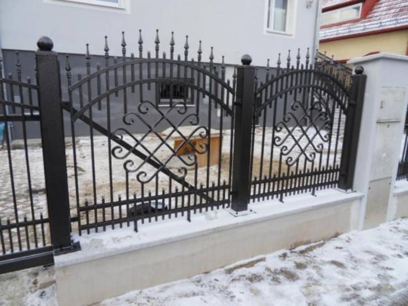 Railing Zaun Geländer Schmiedeeisen Handarbeit Klassische Zäune Garten M244 Neu von JV Möbel