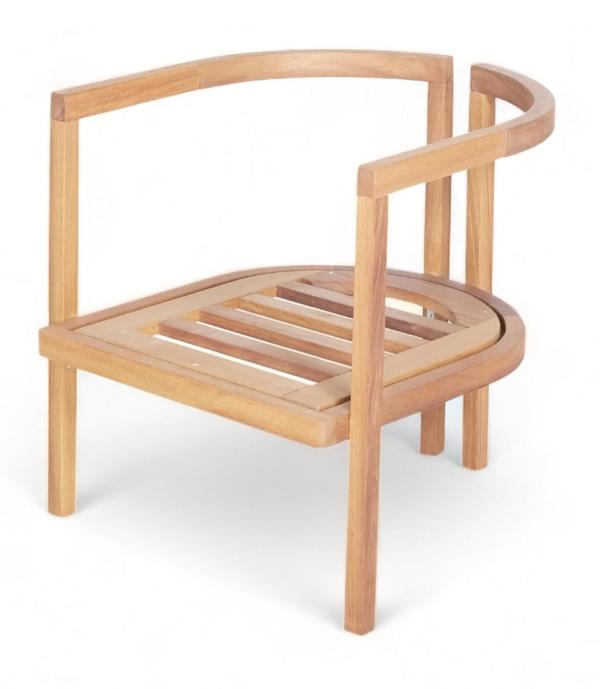 Relaxstuhl Gartenstuhl Stuhl Armlehnstuhl Designstuhl Holzstuhl Gartenmöbel von JV Möbel