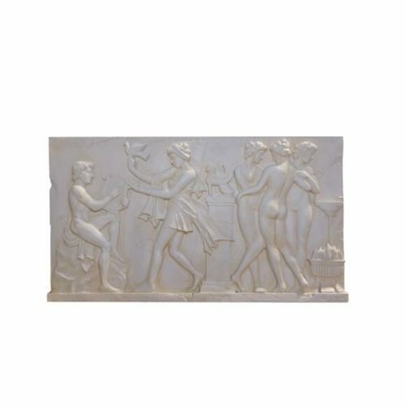 Relief Bild Lusthaus Deko Figur Statue Skulptur 93x164 cm Figuren Statuen R111 von JV Möbel