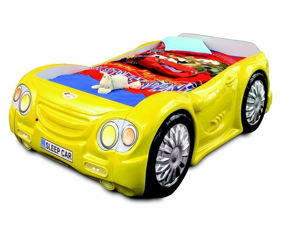Rennwagen Auto Bett Matratze Kinderbett Autobett Kinderzimmer Betten von JV Möbel