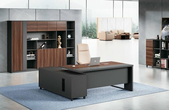 Robuste Arbeitszimmer Möbel Luxuriöser Ecktisch Designer Ablageschrank Robuste Arbeitszimmer Möbel Luxuriöser Ecktisch Designer Ablageschrank von JV Moebel