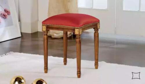 Roter Hocker Luxus Einrichtung Designer Klassischer Sitzmöbel Fußhocker Roter Hocker Luxus Einrichtung Designer Klassischer Sitzmöbel Fußhocker von JV Möbel