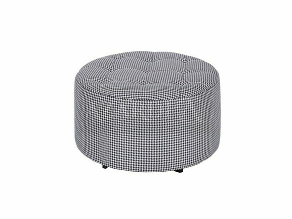 Runde Hocker Design Polster Fußhocker Ottomane Sitz Textil Chaise Lounge Pufa von JV Möbel