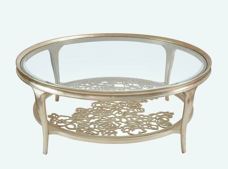 Runder Design Couchtisch Designertisch Wohnzimmer Moderner Beistelltisch Neu von JV Möbel