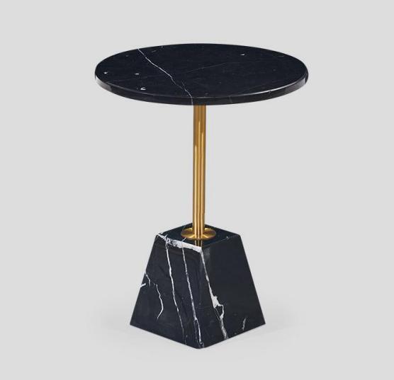 Runder Schwarzer Couchtisch Beistelltisch Designer Tisch Wohnzimmer von JV Möbel