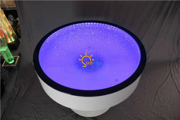 Runder Tisch Stehtisch Bar Rund Tische LED Wasser Spiel Beleuchtet LED Runder Tisch Stehtisch Bar Rund Tische LED Wasser Spiel Beleuchtet LED von JV Möbel