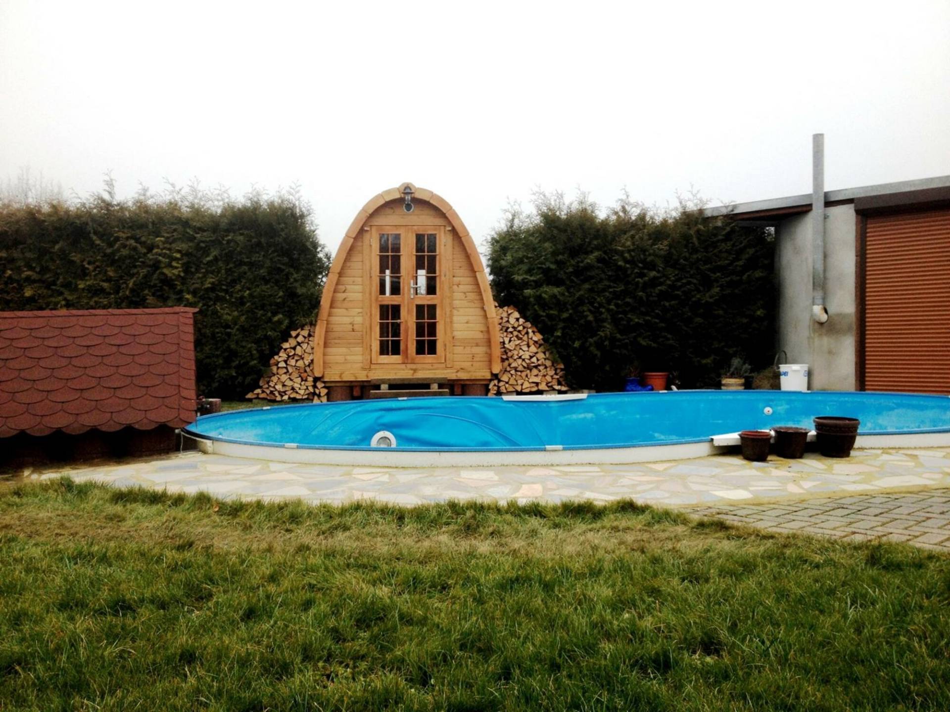 Sauna Holz Außensauna Gartensauna Saunas Finnische Ofen Saunahaus 10.40m² 4.80m Sauna Holz Außensauna Gartensauna Saunas Finnische Ofen Saunahaus 10.40m² 4.80m von JV Möbel
