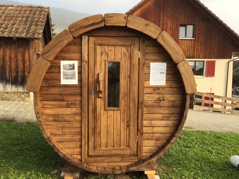 Sauna Saunafass Gartensauna Außensauna Saunahaus Holzsauna Trockensauna von JV Möbel