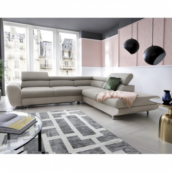 Schlafcouch Sofa Bettfunktion Eck Garnitur Multifunktions Couch Sofas von JV Moebel