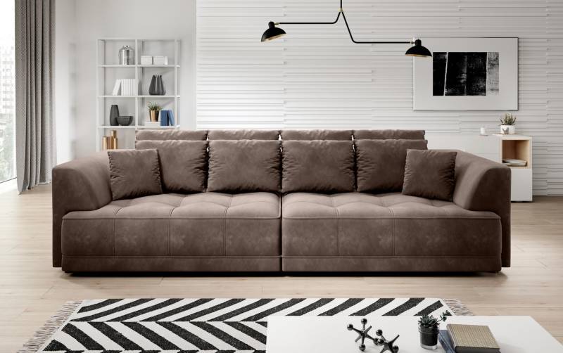 Schlafsofa 4er Sitz Sofas Zimmer Möbel Big xxl Couch Polster Design Sofa Couchen von JV Möbel