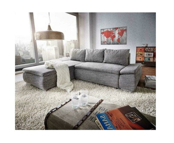 Schlafsofa Design Ecksofa Schlafsofa Bettfunktion Couch Polster Textil Sofas Schlafsofa Design Ecksofa Schlafsofa Bettfunktion Couch Polster Textil Sofas von JV Möbel
