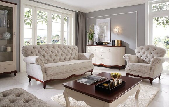 Schlafsofa Dreisitzer Modern Stil Wohnzimmer Sofa 3er Designer Möbel Couchen Neu von JV Möbel