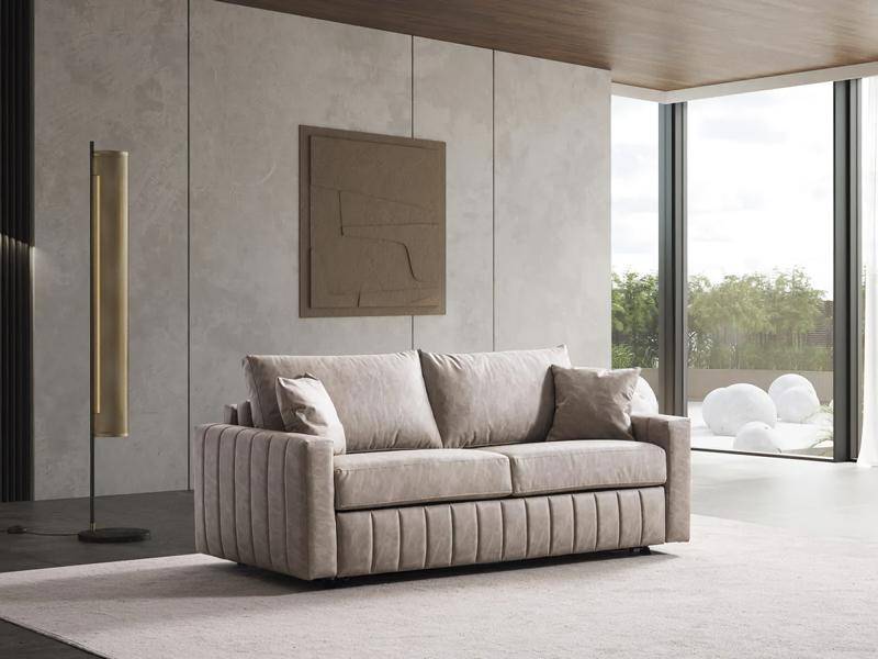 Schlafsofa Klappcouch 2-Sitzer Schlaffunktion + Bettkasten Couch Sofa Klappsofa von JV Möbel