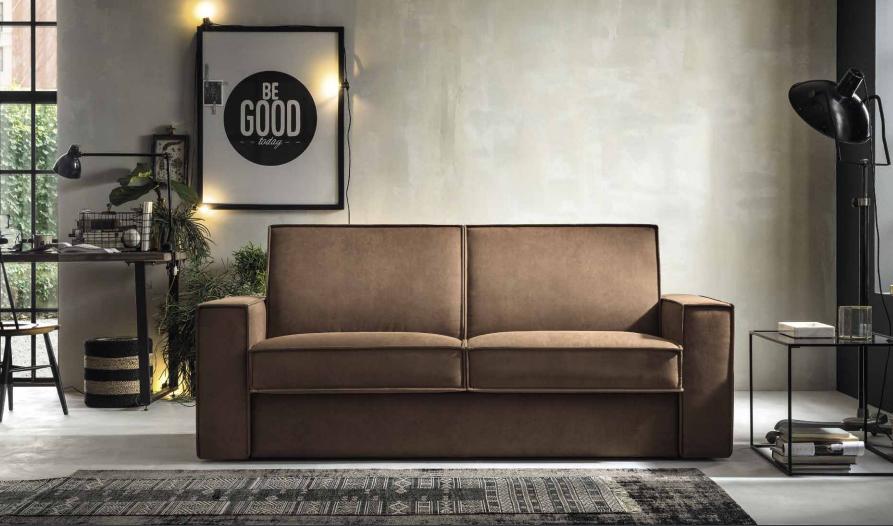 Schlafsofa Sofa 2 Sitzer Zweisitzer Textilsofa Wohnzimmer Italienische Möbel Neu von JV Möbel