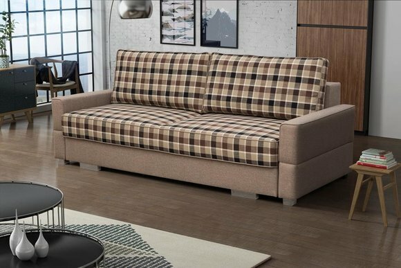 Schlafsofa Sofa 3 Sitzer Big Bettfunktion Schlafsofa Sofas Couchen Polster XXL von JV Möbel