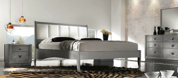Schlafzimmer Bett Nachttisch Betten Holz Gruppe Doppel Design Garnitur Set 3tlg. von JV Möbel