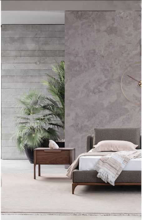 Schlafzimmer Set Braun Holz Nachttische Modern Nachttisch Möbel Echtholz von JV Möbel