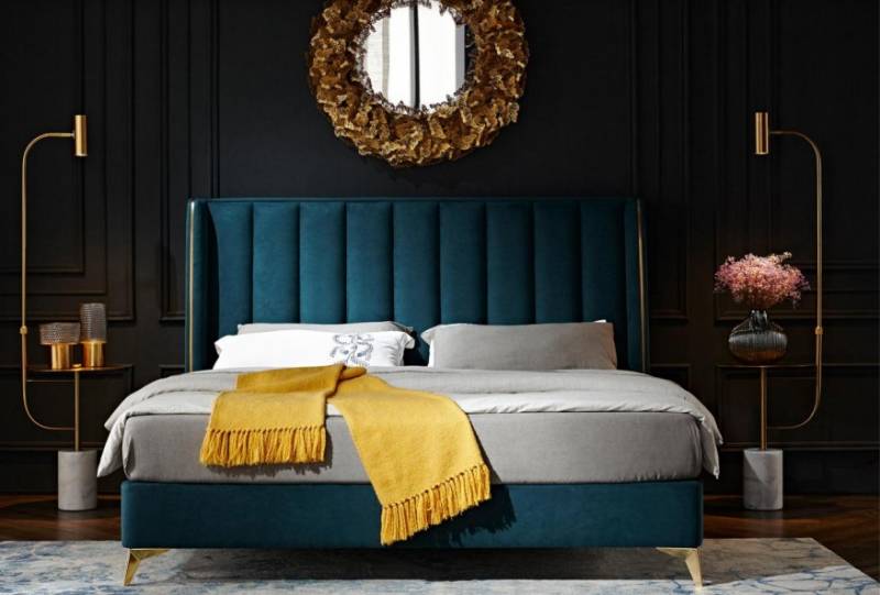 Schlafzimmer Set Design Modern Luxus Schlafzimmer Bett 2x Nachttisch 3tlg. Neu von JV Möbel