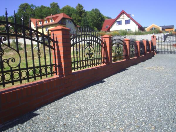 Schmiedeeisen Anfertigung Geländer Klassischer Moderner Zaun Stahl Zäune M208 von JV Möbel
