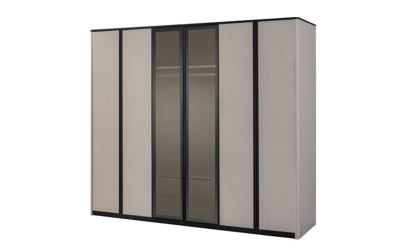 Schrank Kleiderschrank Garderobenschrank Moderne Holzschrank Grau von JV Möbel