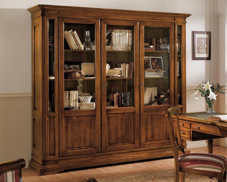 Schrank Regal Wohnzimmer Bücherregal Holz Büroschrank Schränke Vitrine Italien Schrank Regal Wohnzimmer Bücherregal Holz Büroschrank Schränke Vitrine Italien von JV Möbel
