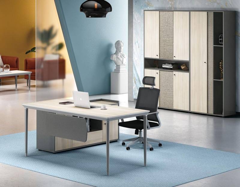 Schreibtisch + Aktenschrank Büro Einrichtung Möbel Schreibtische Tische 2tlg.Set von JV Möbel