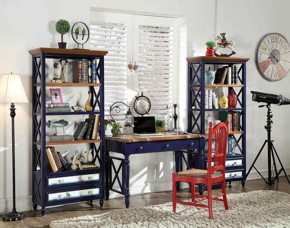 Schreibtisch 2tlg Set Tisch Schrank Arbeitszimmer Echte Holz Möbel Büro Schreibtisch 2tlg Set Tisch Schrank Arbeitszimmer Echte Holz Möbel Büro von JV Möbel