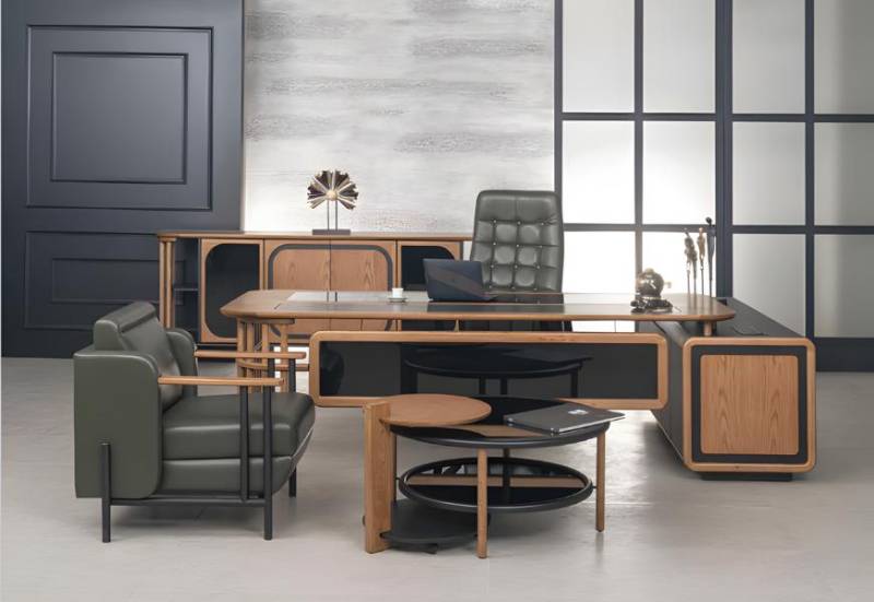 Schreibtisch Holz Büro Tische Modern Designer Einrichtung Tisch Möbel Sessel Neu Schreibtisch Holz Büro Tische Modern Designer Einrichtung Tisch Möbel Sessel Neu von JV Möbel