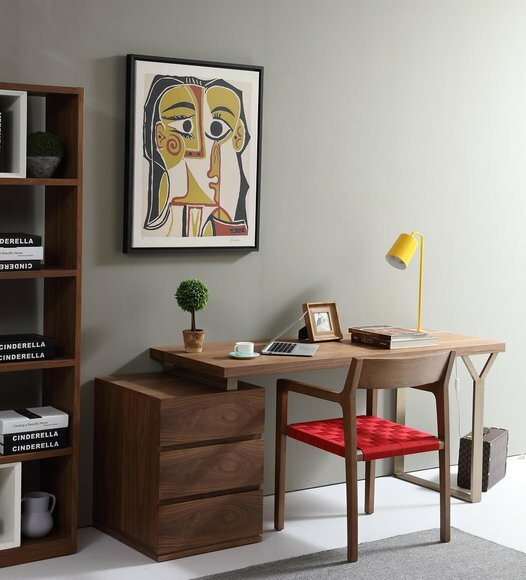 Schreibtisch Tisch Sekretär Büro Holz Tische inkls kleine Kommode Office von JV Möbel
