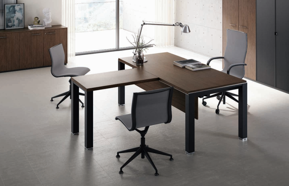 Schreibtisch Tisch mit Besprechungstisch Cheftisch Frezza Büro Einrichtung Möbel Schreibtisch Tisch mit Besprechungstisch Cheftisch Frezza Büro Einrichtung Möbel von JV Möbel