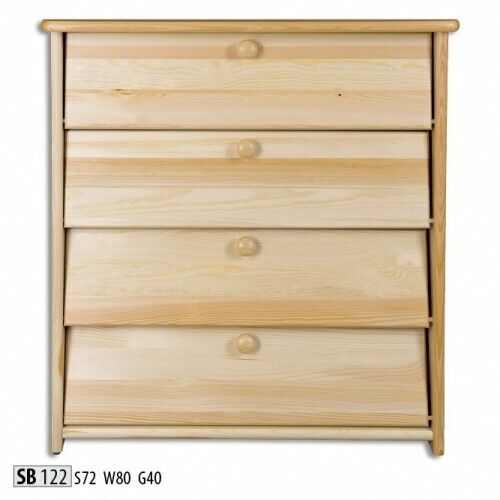 Schuhschrank 4 Fach Kommode Echtholz Massive Möbel Schuhkipper Schuhregal Regal von JV Möbel