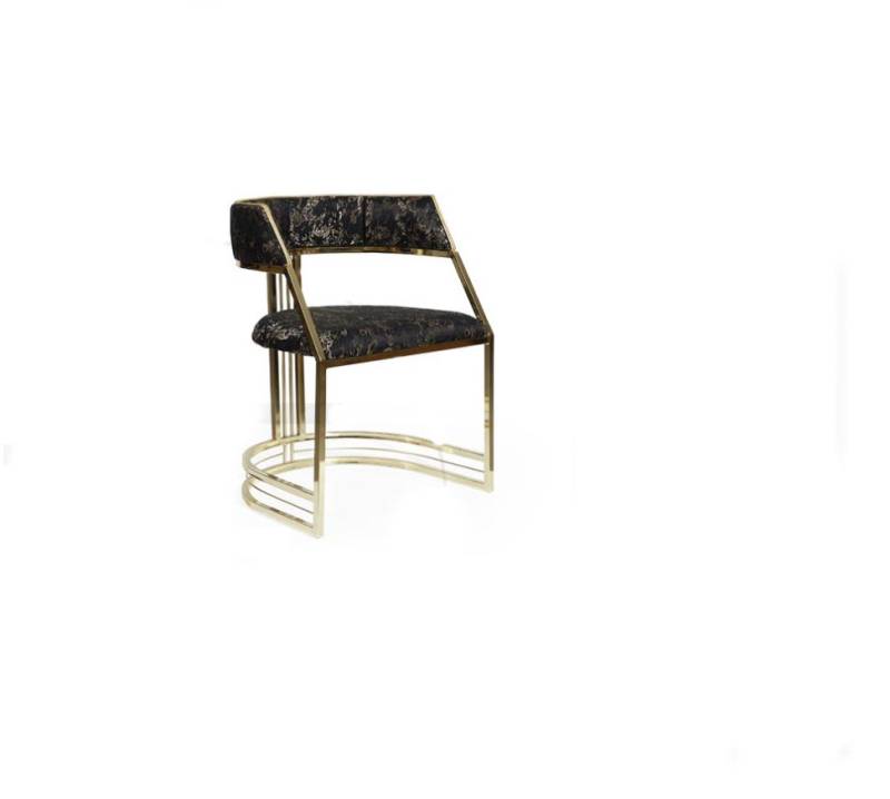 Schwarzer Edelstahlstuhl Moderne Esszimmer Möbel Polsterstuhl Stühle Schwarzer Edelstahlstuhl Moderne Esszimmer Möbel Polsterstuhl Stühle von JV Möbel